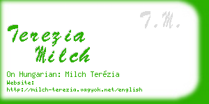 terezia milch business card